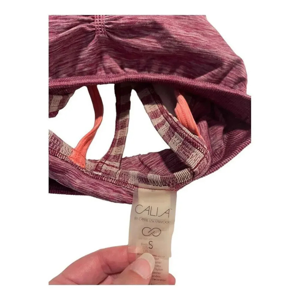 Calia By Carrie Underwood Size Small Space Dye Strappy Sports‎ Bra - Picture 3 of 3